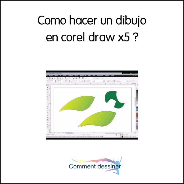 Como hacer un dibujo en corel draw x5